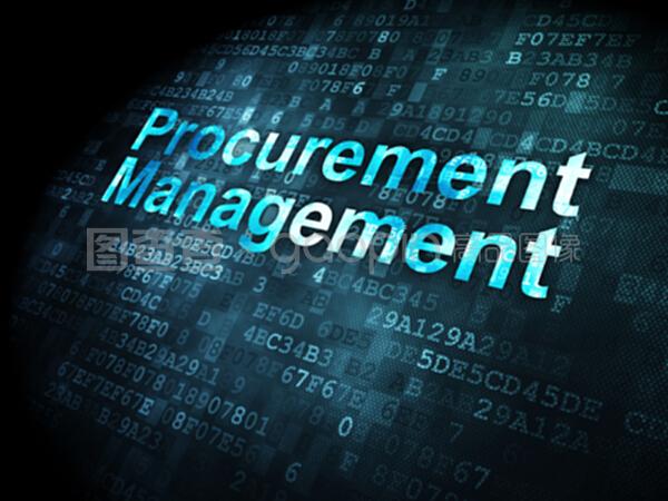 基于數字背景的商業概念采購管理