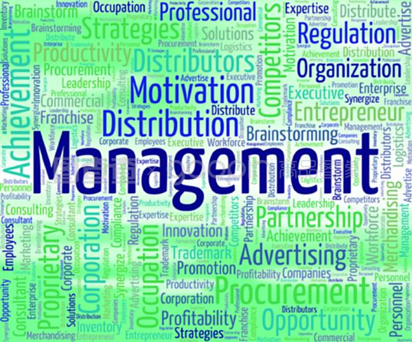 管理詞語表示組織業務和詞語